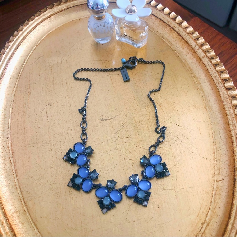 The Limited Blue Crystal Statement Necklace